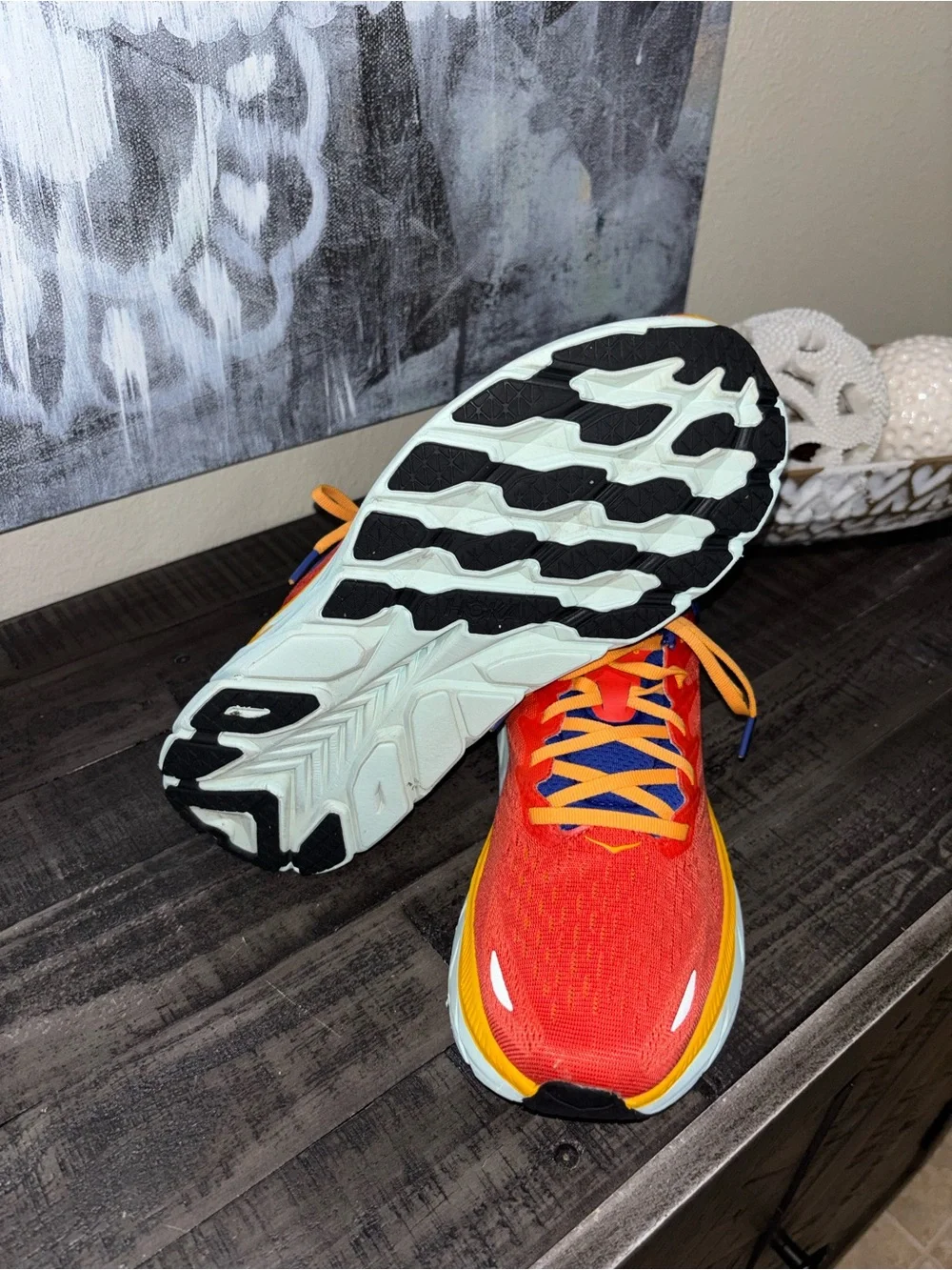 HOKA Clifton 8 'ST/ART Pack' running shoes WOMENS SZ 9.5